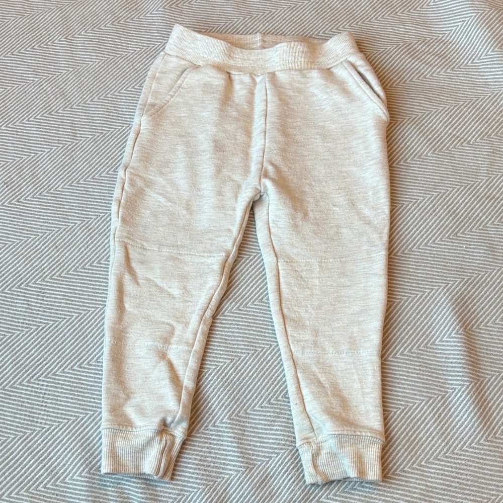 Little Sleepies Neutral Cream Joggers